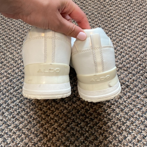 ALDO white sneakers with wedge - Picture 4 of 5